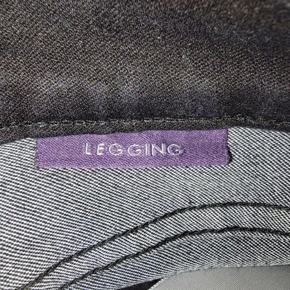 Nydj black legging denim jeans size 4P petite/short - Picture 4 of 6